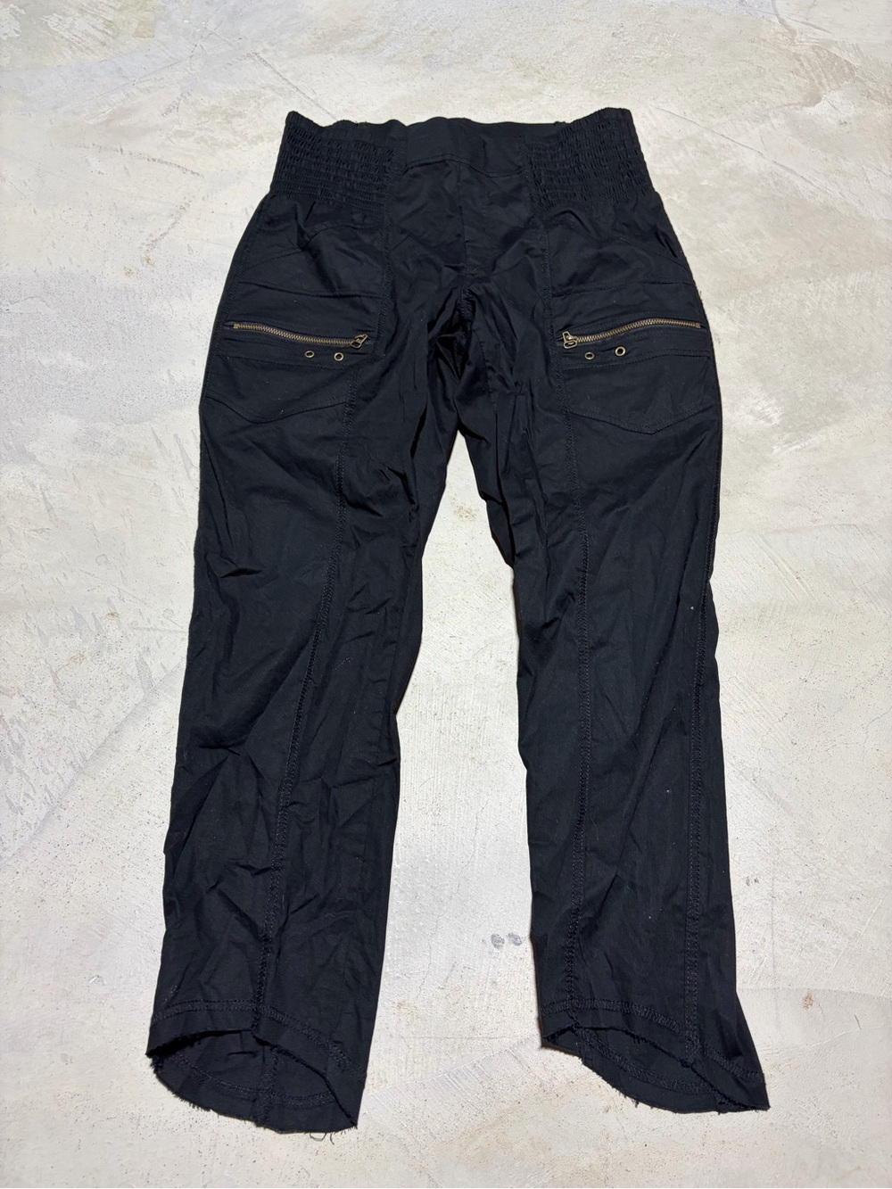 Wearables by xcvi pants slim crop black pants small